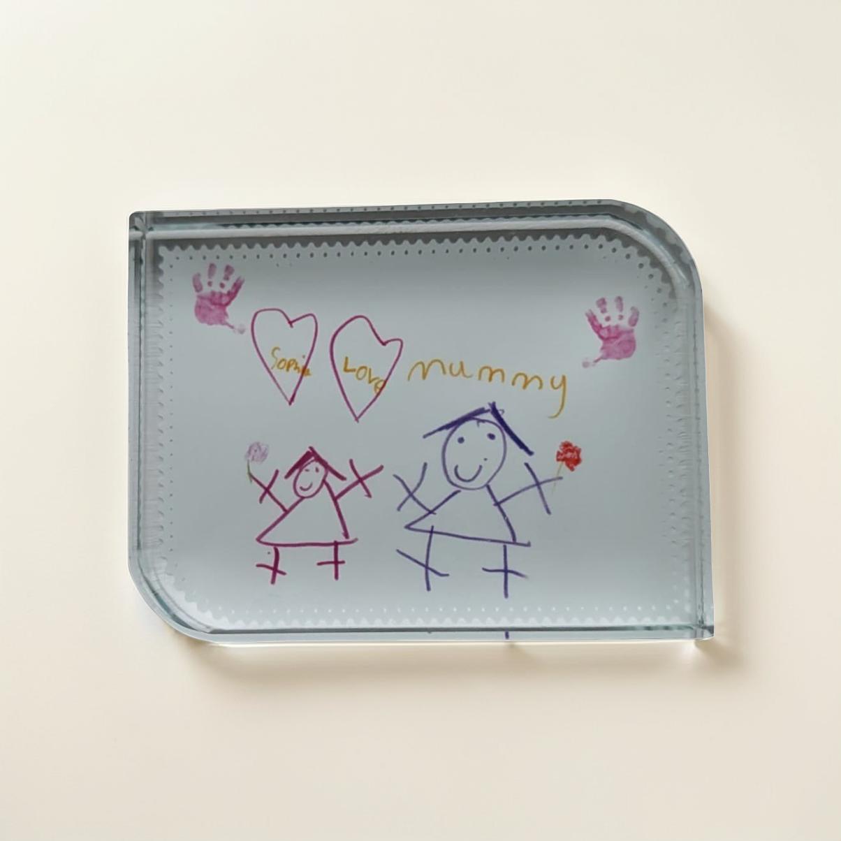 Custom Crystal Photo Blocks - 80x60mm