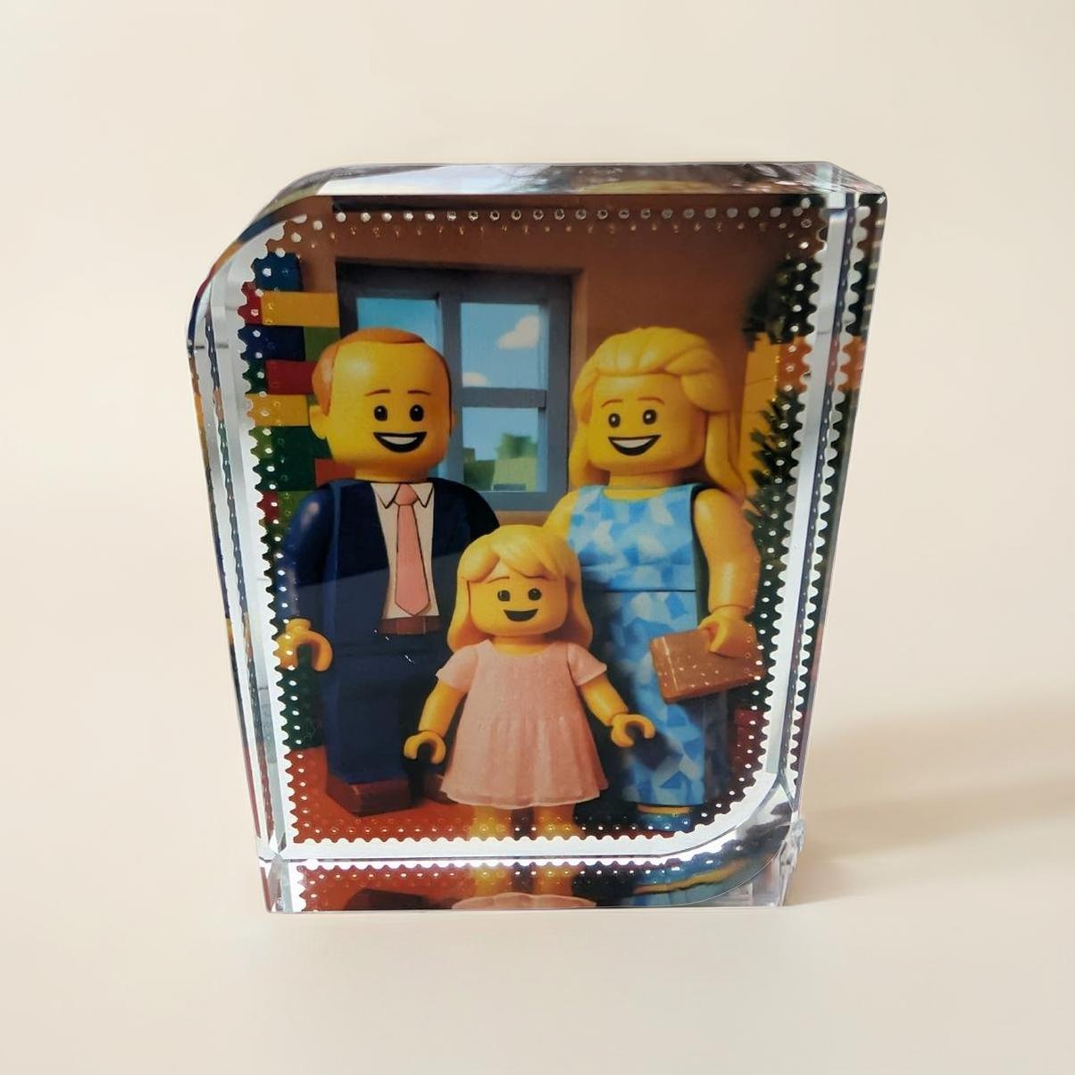 Custom Crystal Photo Blocks - 150x100mm