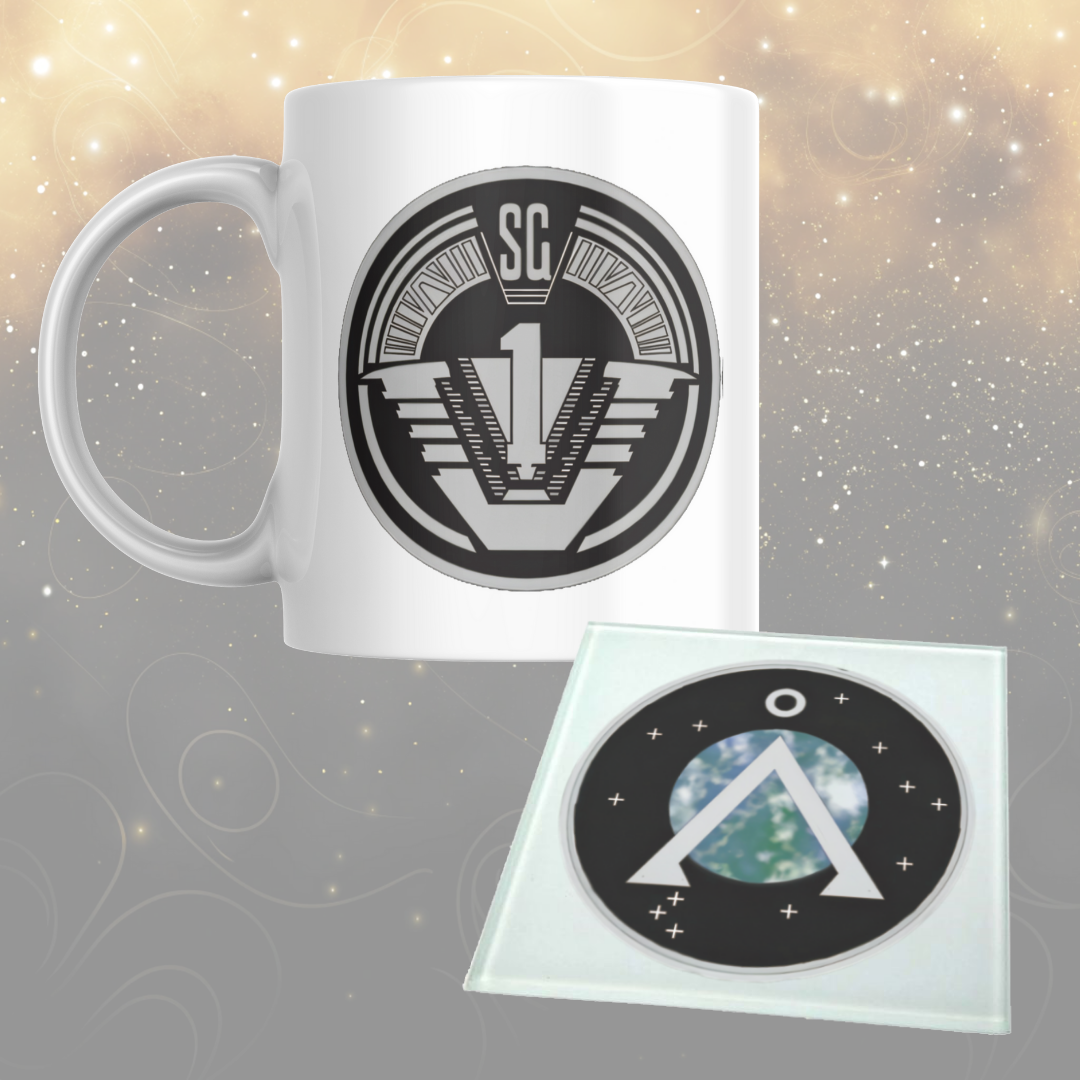 SG1 & Earth Stargate Mug: Sci-Fi Themed Mug