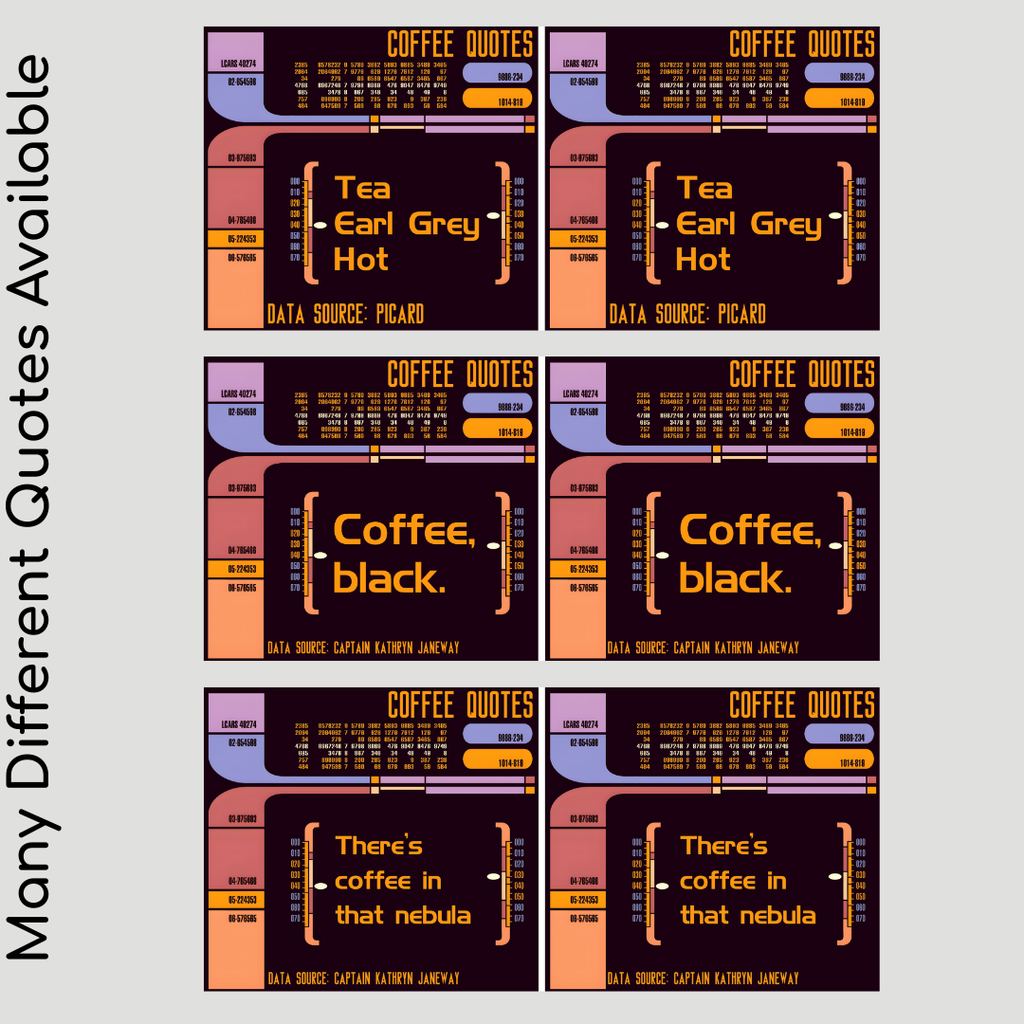 Coffee Black Themed Sci-Fi Themed Mug