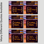 Coffee Black Themed Sci-Fi Themed Mug