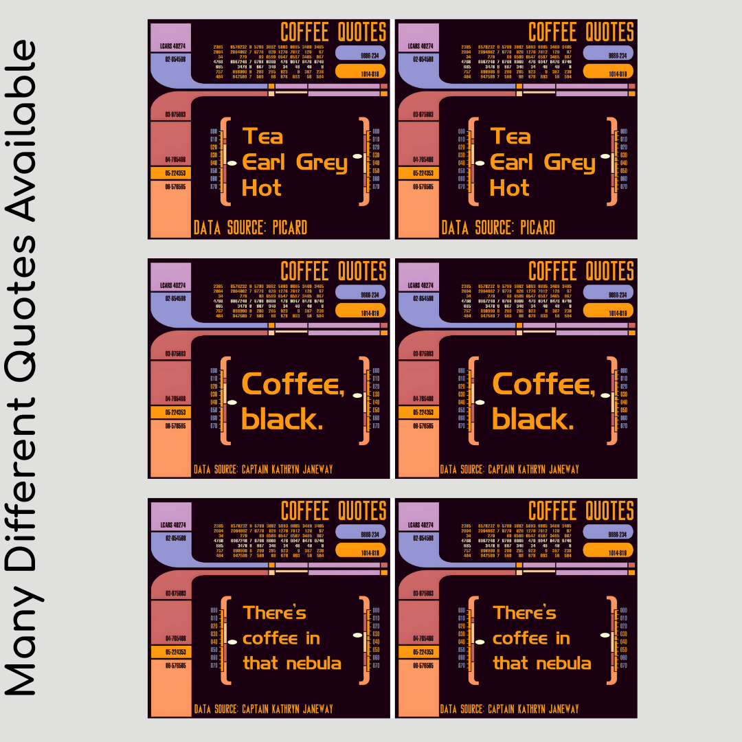 Coffee Black Themed Sci-Fi Themed Mug