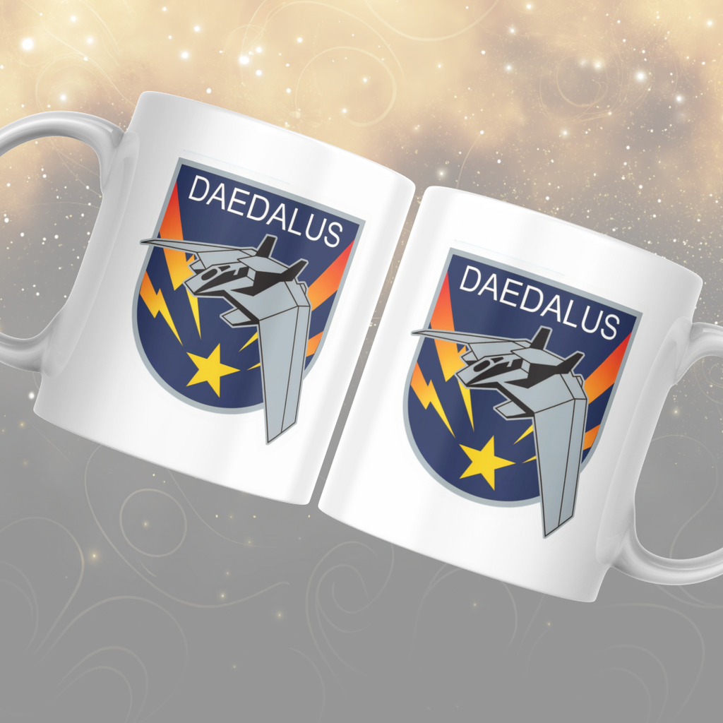 F-302 Daedalus Stargate Mug: Sci-Fi Themed Mug