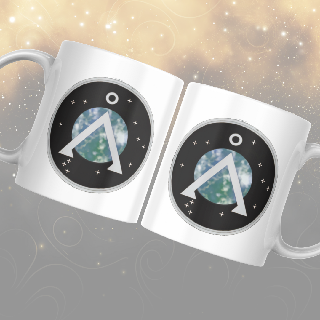 SG Earth Symbol Stargate Mug: Sci-Fi Themed Mug