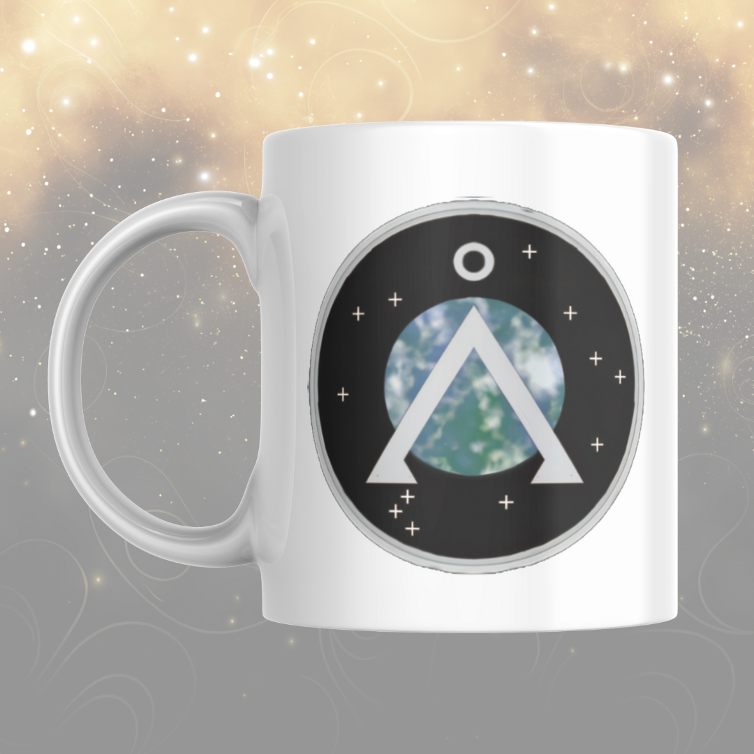 SG Earth Symbol Stargate Mug: Sci-Fi Themed Mug