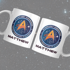 ST Fleet Command Inspired Sci-Fi Themed Mug