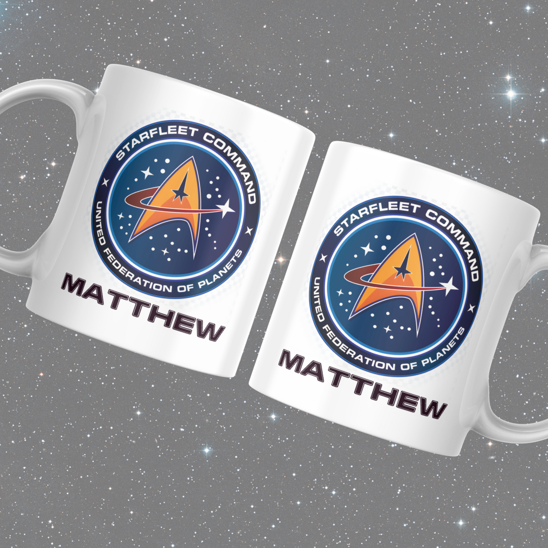 ST Fleet Command Inspired Sci-Fi Themed Mug