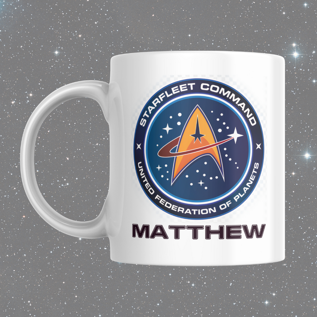 ST Fleet Command Inspired Sci-Fi Themed Mug