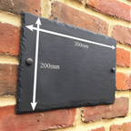 Meadow Hill Style Custom Slate House Sign