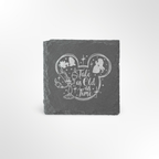 Beauty And The Beast Disney Head Themed Slate Placemat