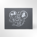 Beauty And The Beast Disney Head Themed Slate Placemat