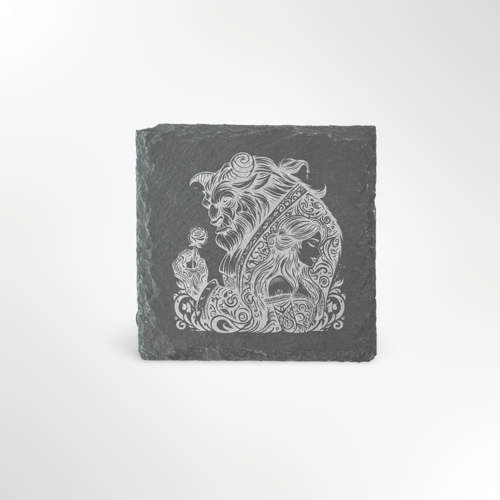 Beauty And The Beast Disney Themed Slate Placemat #1