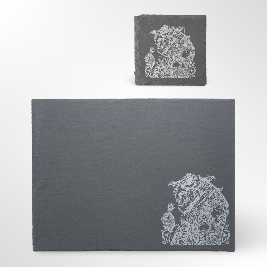 Beauty And The Beast Disney Themed Slate Placemat #1
