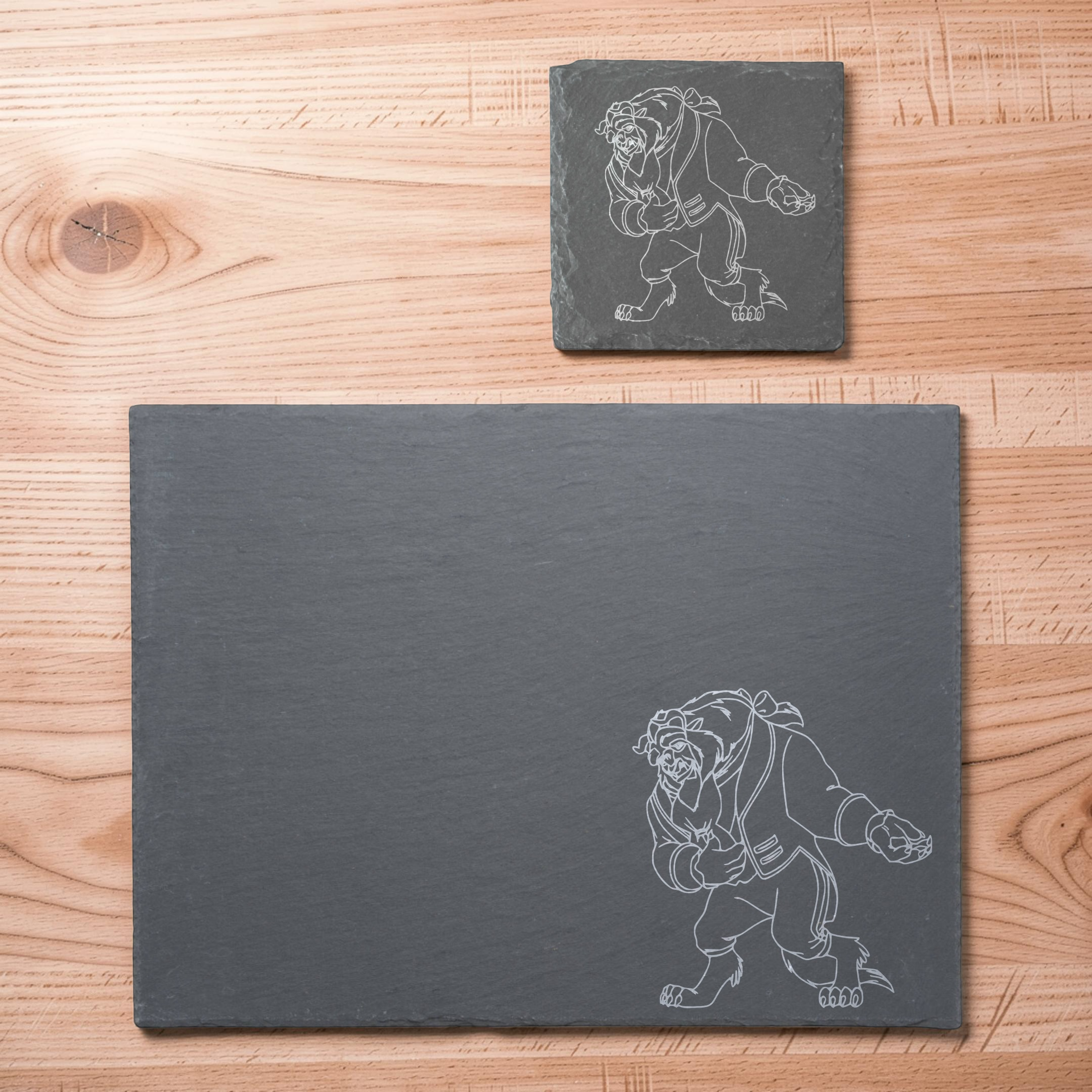 Beauty And The Beast Disney Themed Slate Placemat #2