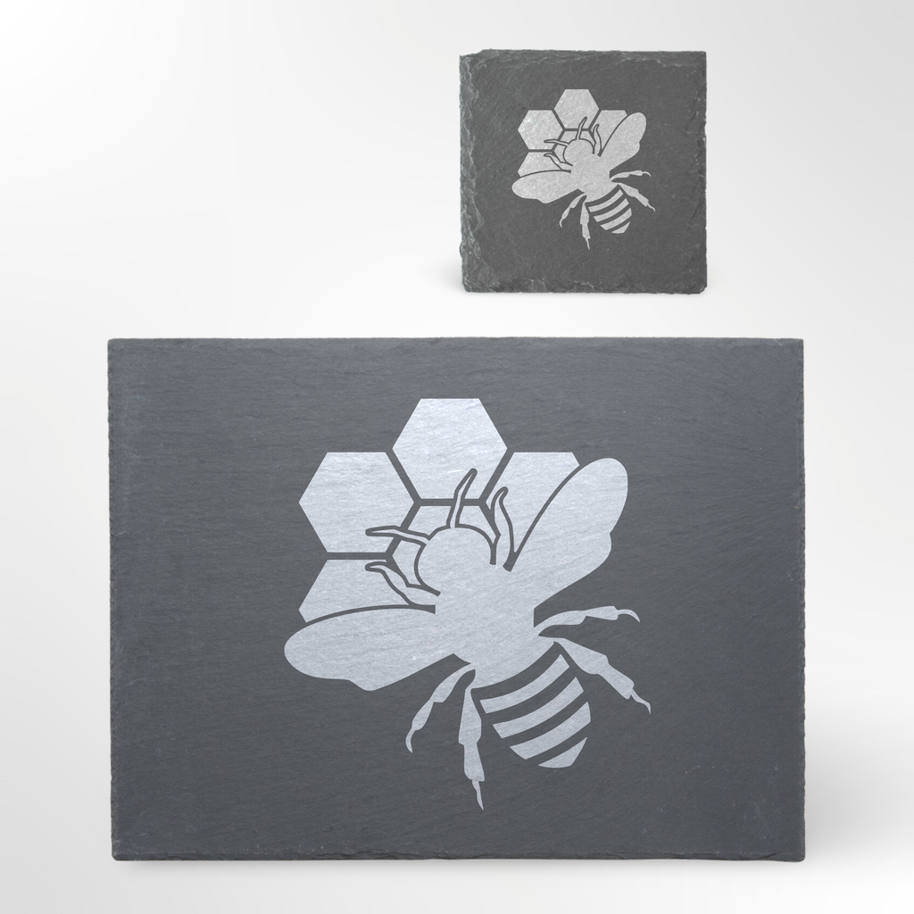 Honey Bee Themed Slate Placemat #1