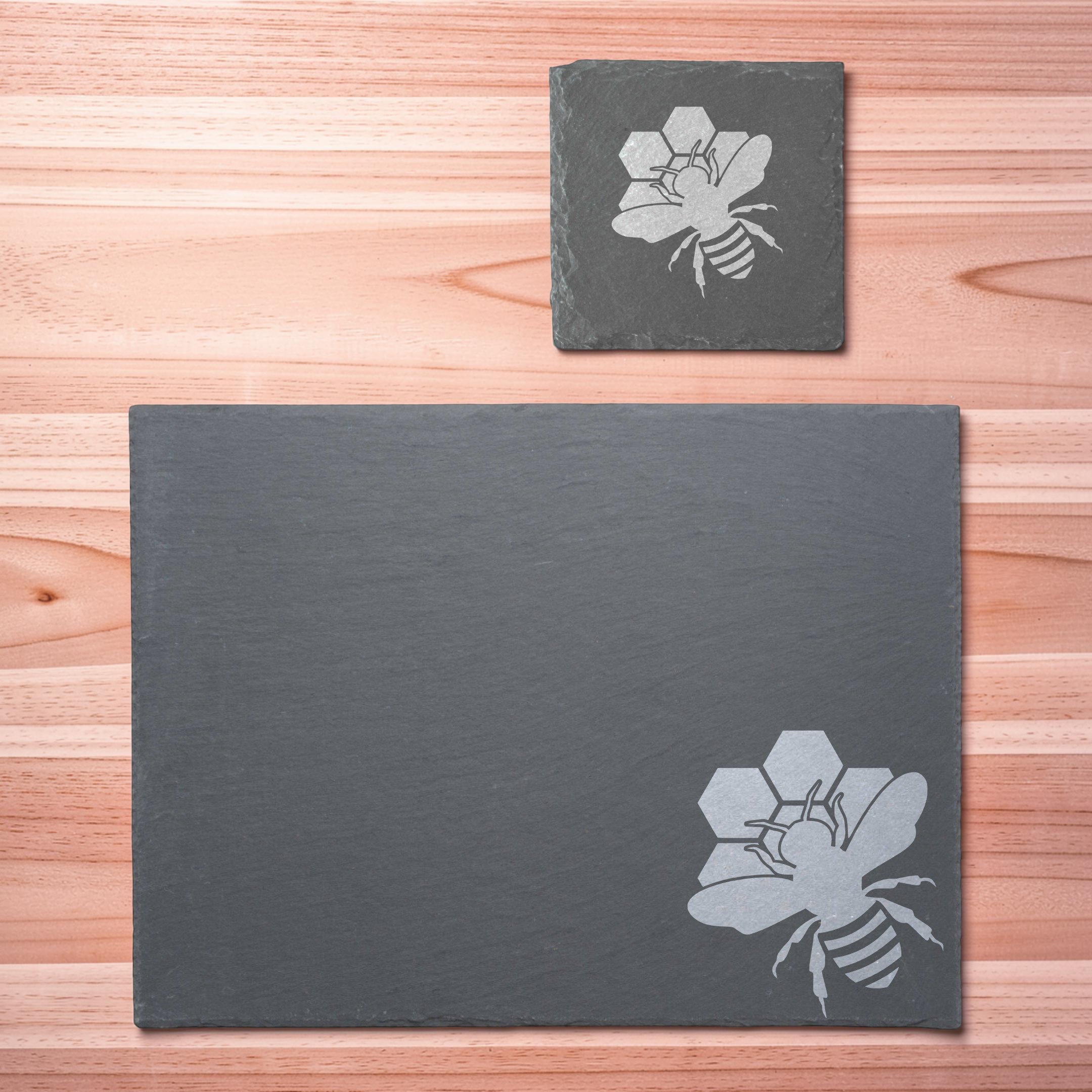 Honey Bee Themed Slate Placemat #1