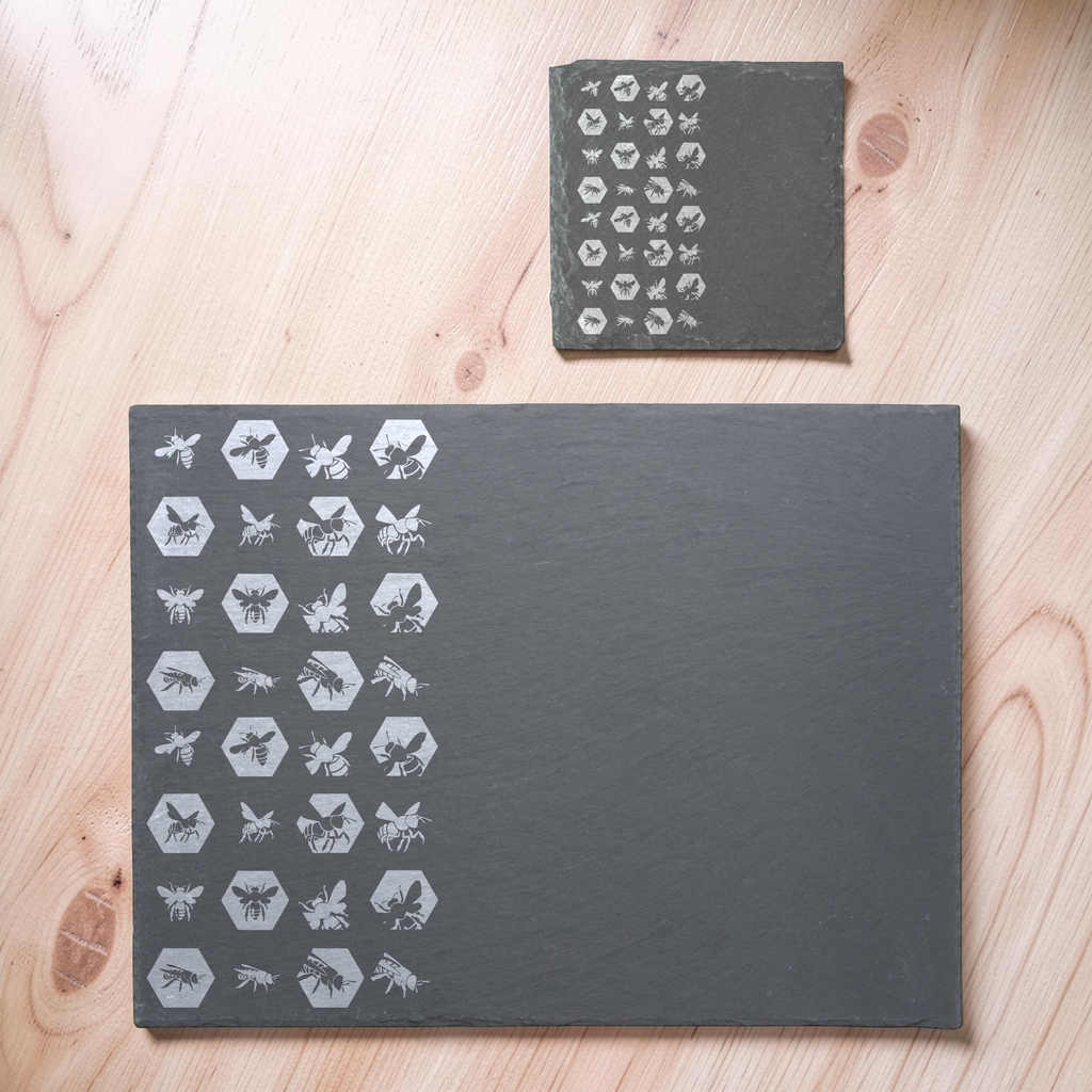 Honey Bee Themed Slate Placemat #2