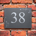 Butterfly Lane Style Custom Slate House Sign
