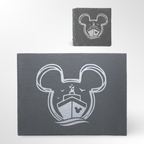 Mickey Mouse Boat Disney Head Themed Slate Placemat