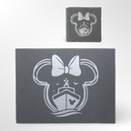 Minnie Mouse Boat Disney Head Themed Slate Placemat