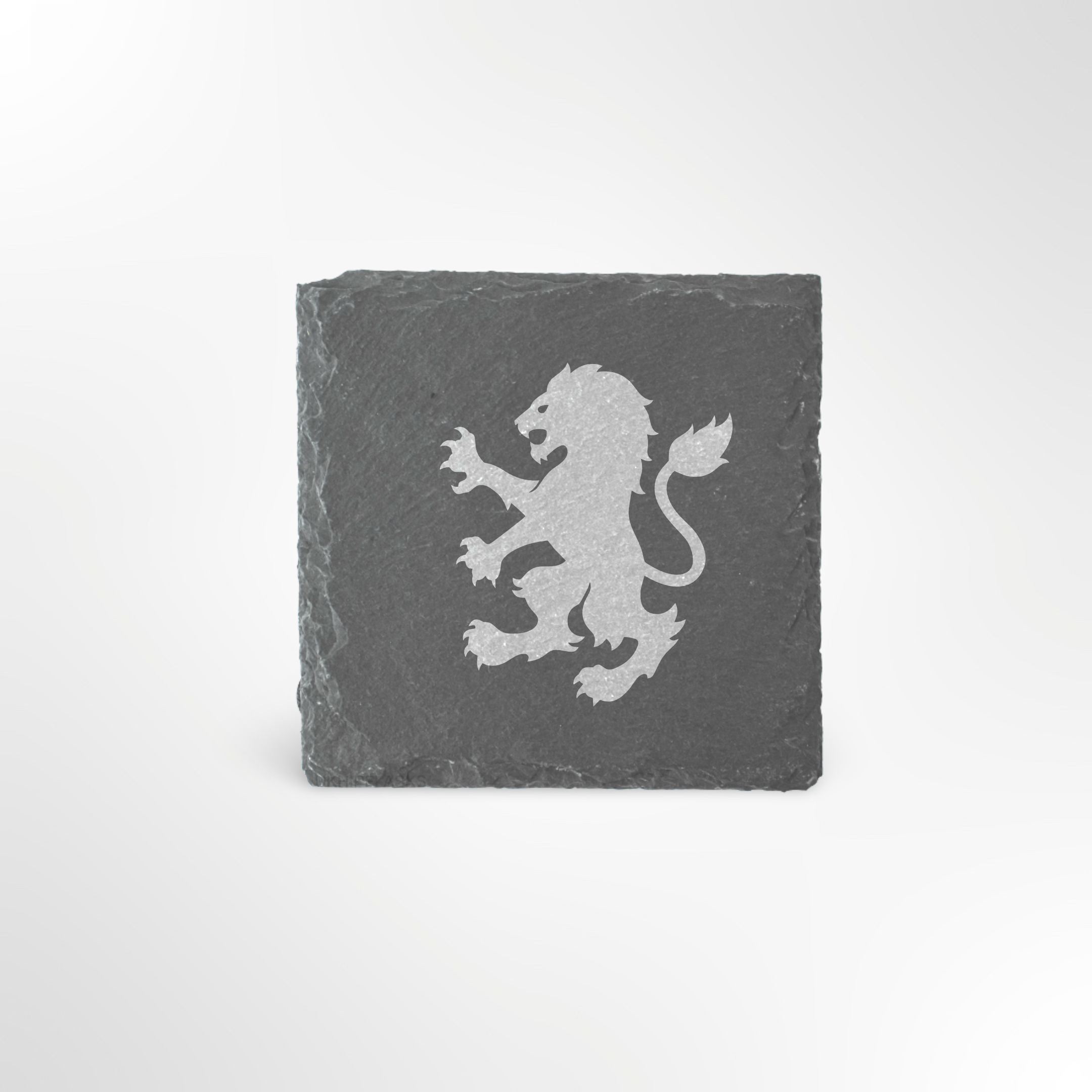 English Lion Themed Slate Placemat