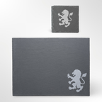 English Lion Themed Slate Placemat