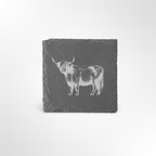 Highland Cow Themed Slate Placemat #2
