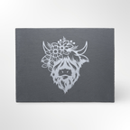 Highland Cow Themed Slate Placemat #1