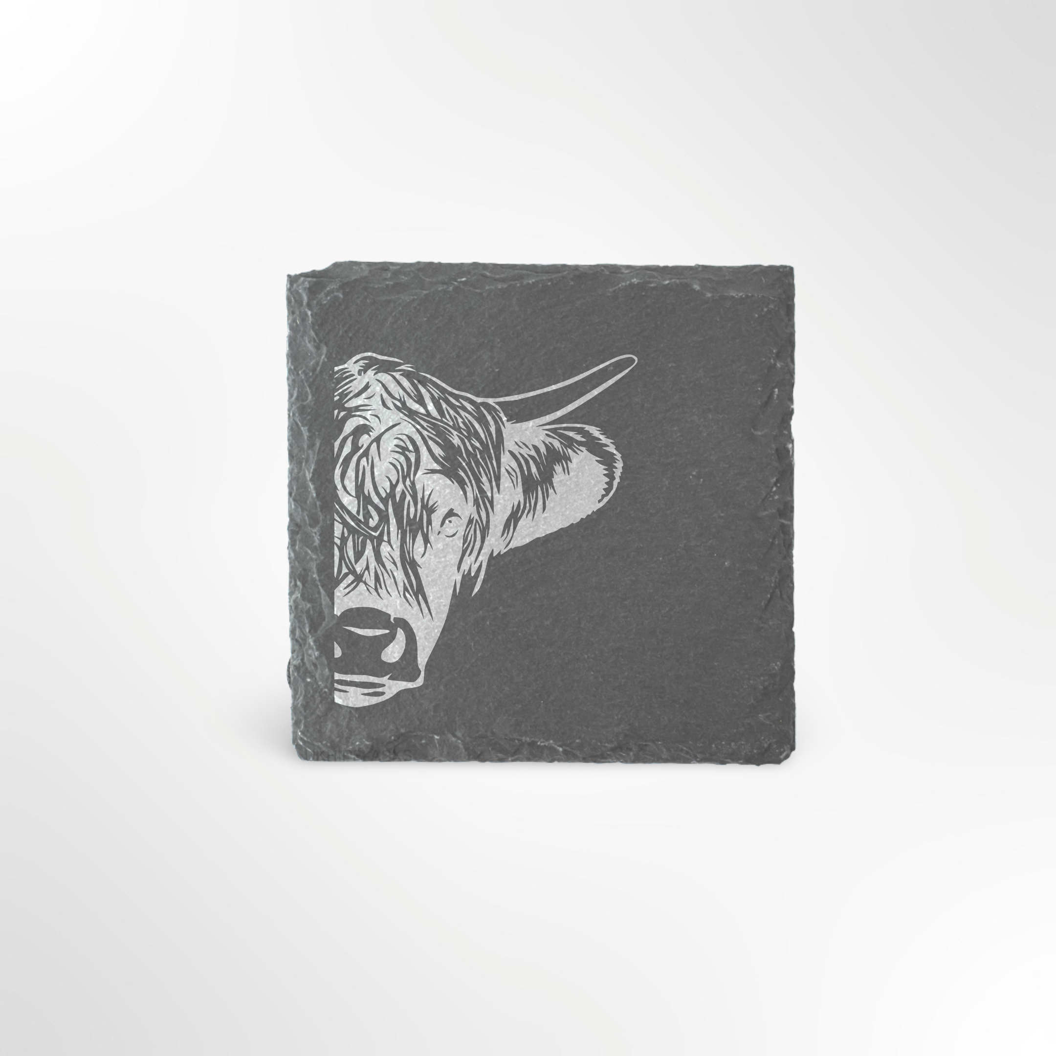 Highland Cow Themed Slate Placemat #3