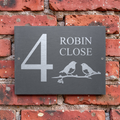 Robin Close Custom Slate House Sign