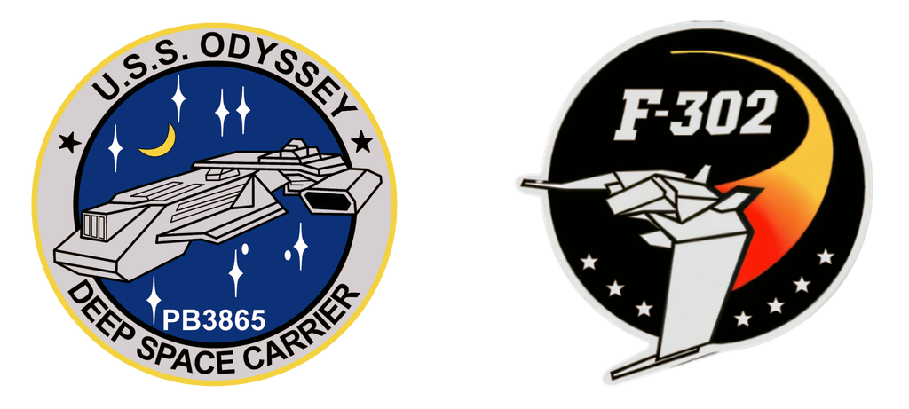 USS Odyssey & F-302 Stargate Mug: Sci-Fi Themed Mug