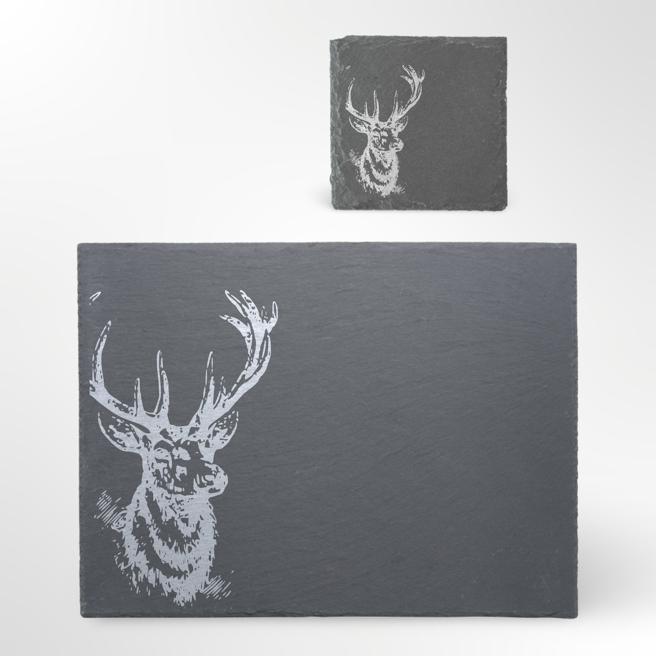Stag Themed Slate Placemat