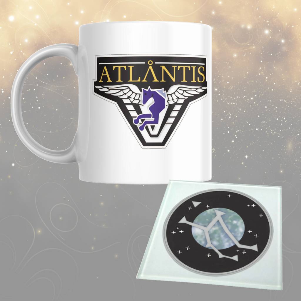 Stargate Atlantis and Planet Patch Stargate Mug: Sci-Fi Themed Mug