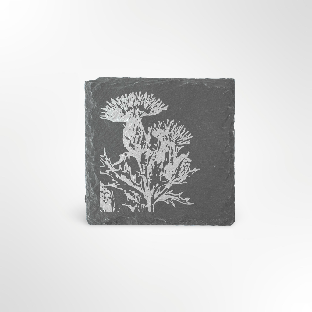 Thistle Themed Slate Placemat