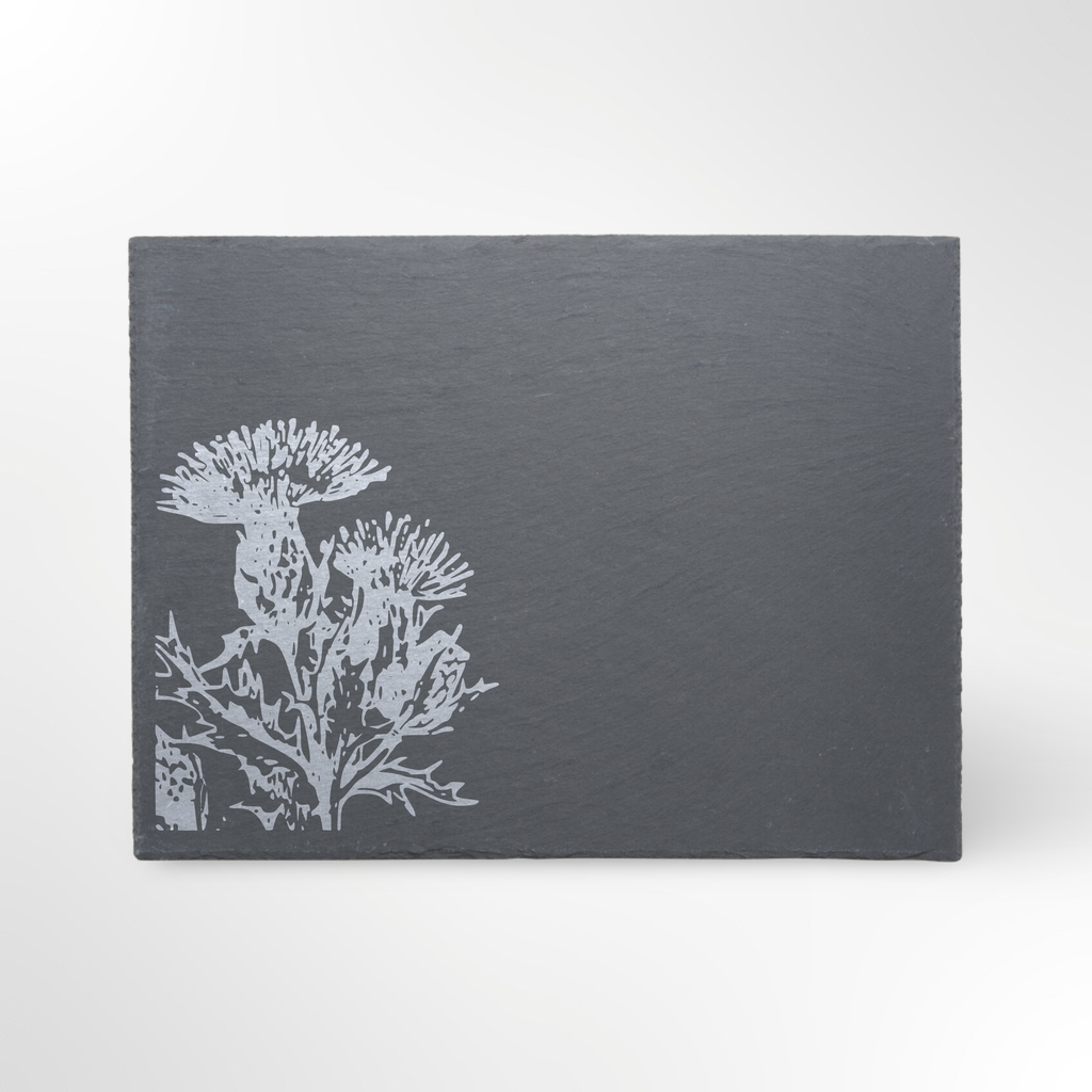 Thistle Themed Slate Placemat