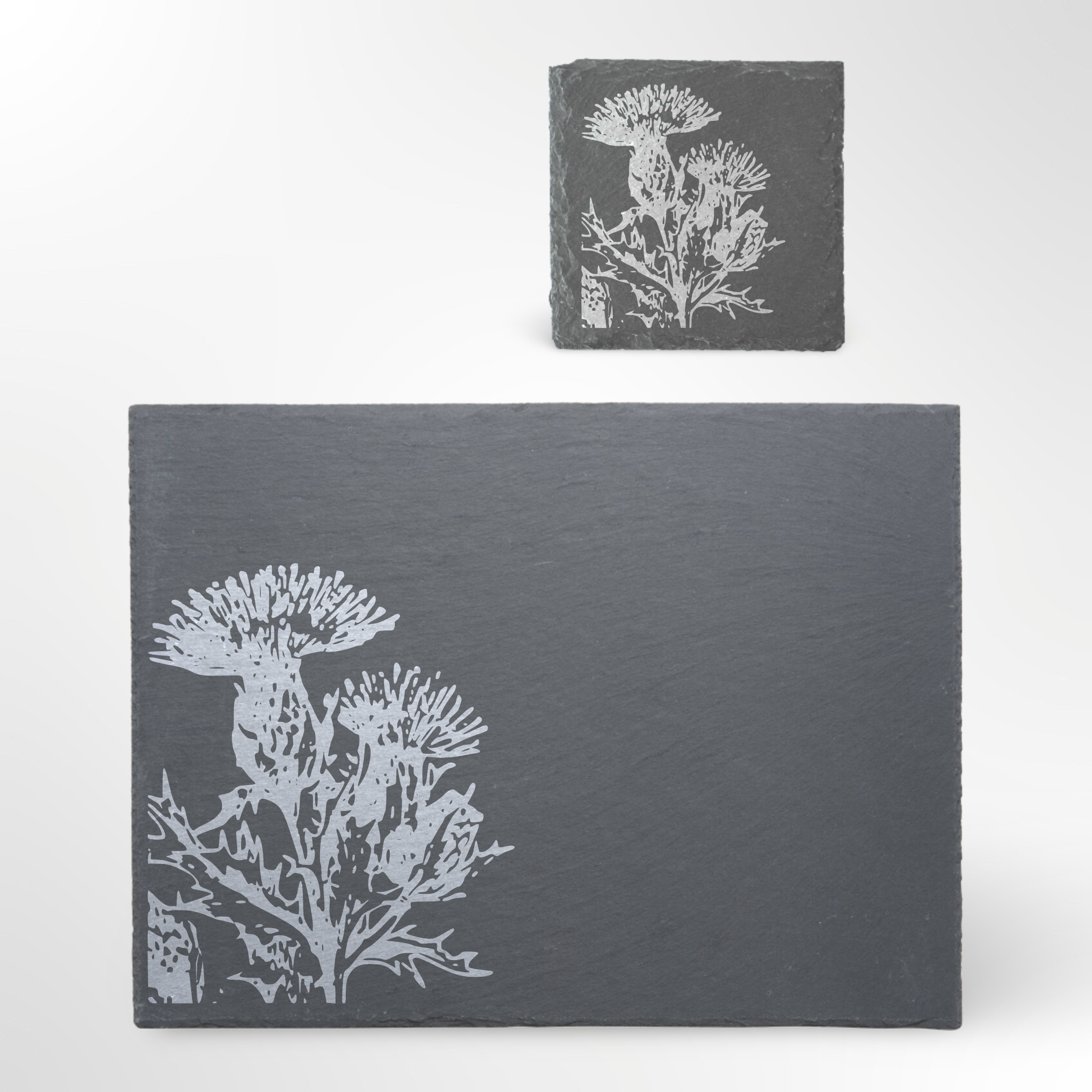 Thistle Themed Slate Placemat