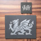Welsh Dragon Themed Slate Placemat