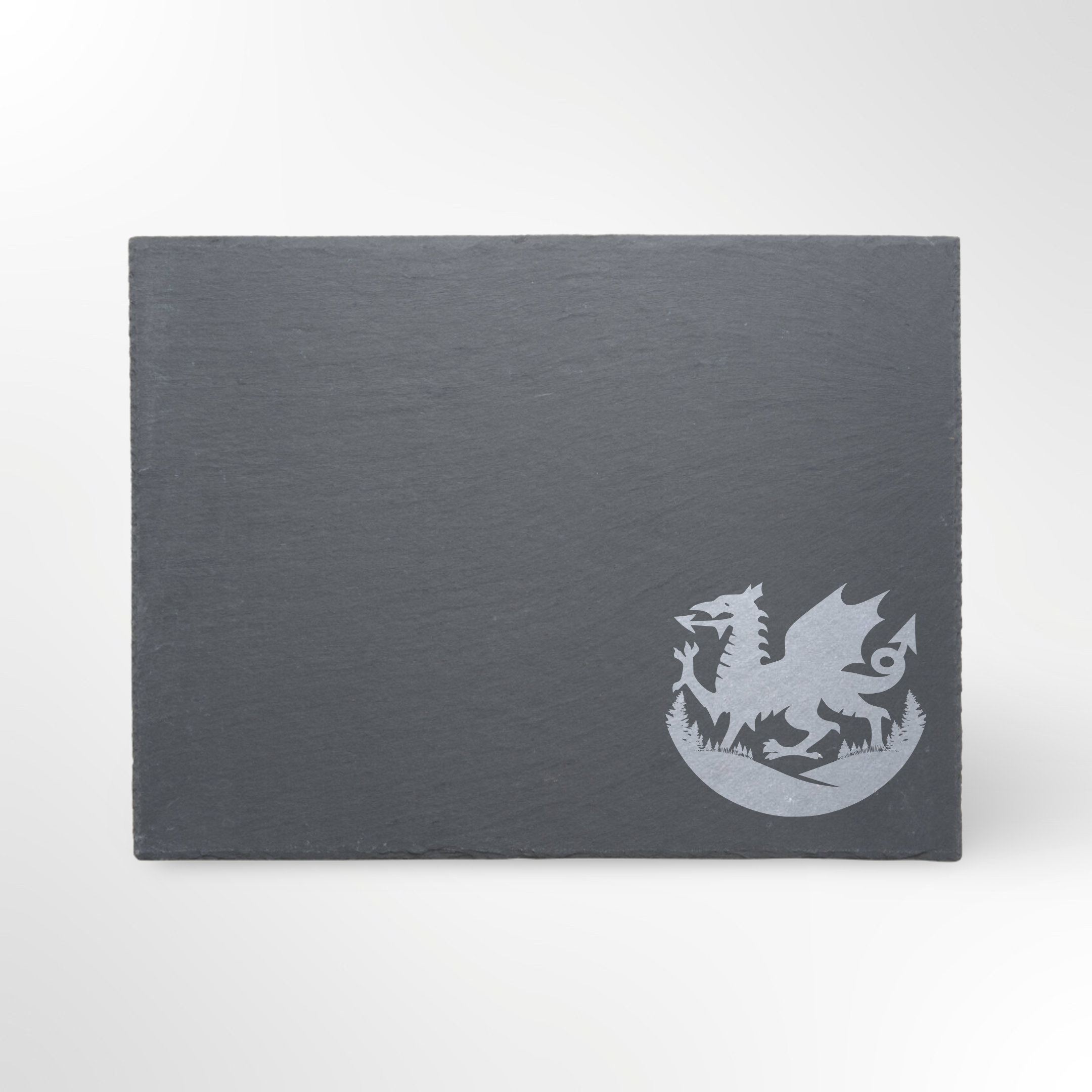 Welsh Dragon Forrest Themed Slate Placemat