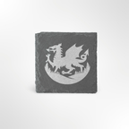 Welsh Dragon Forrest Themed Slate Placemat