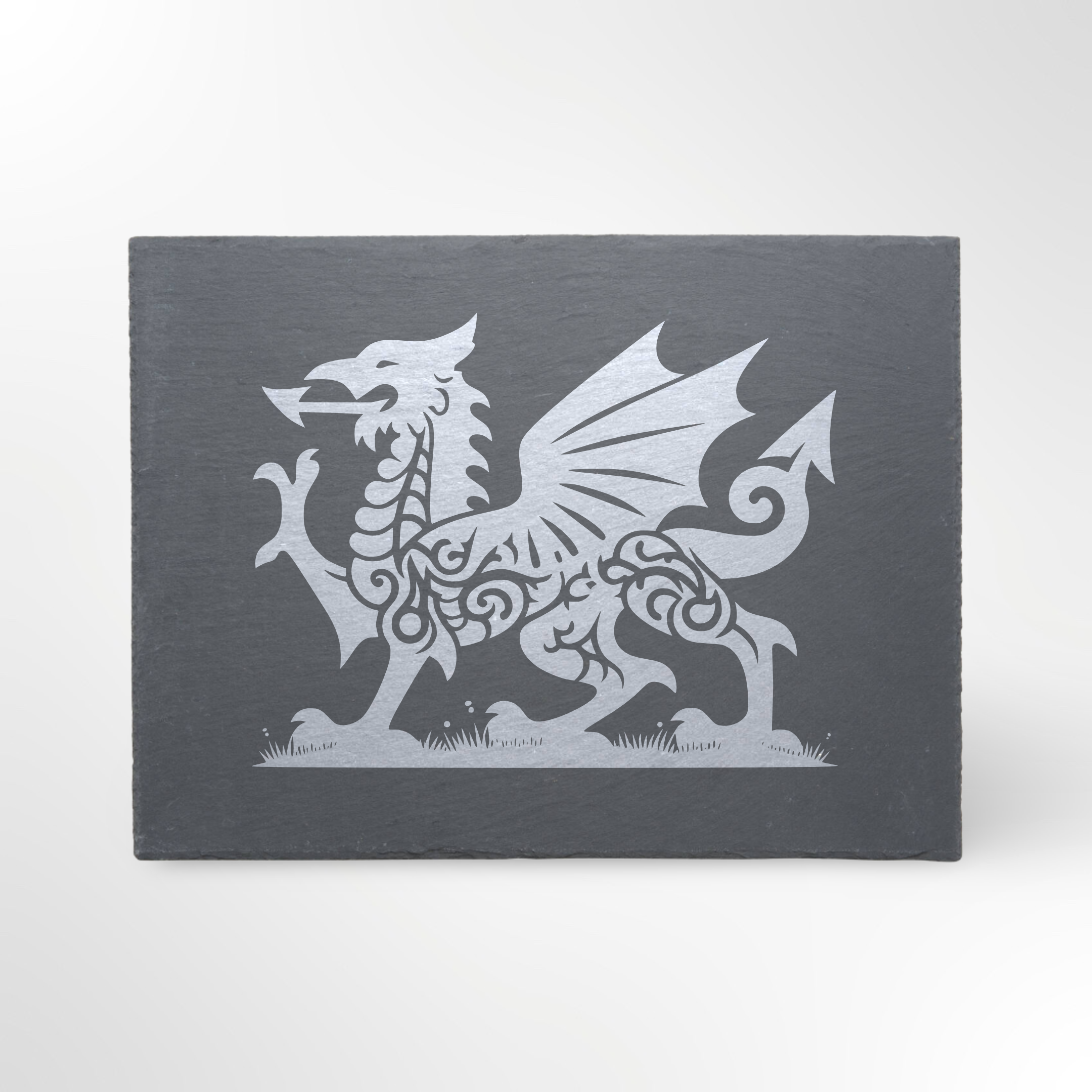 Welsh Dragon Pattern Themed Slate Placemat