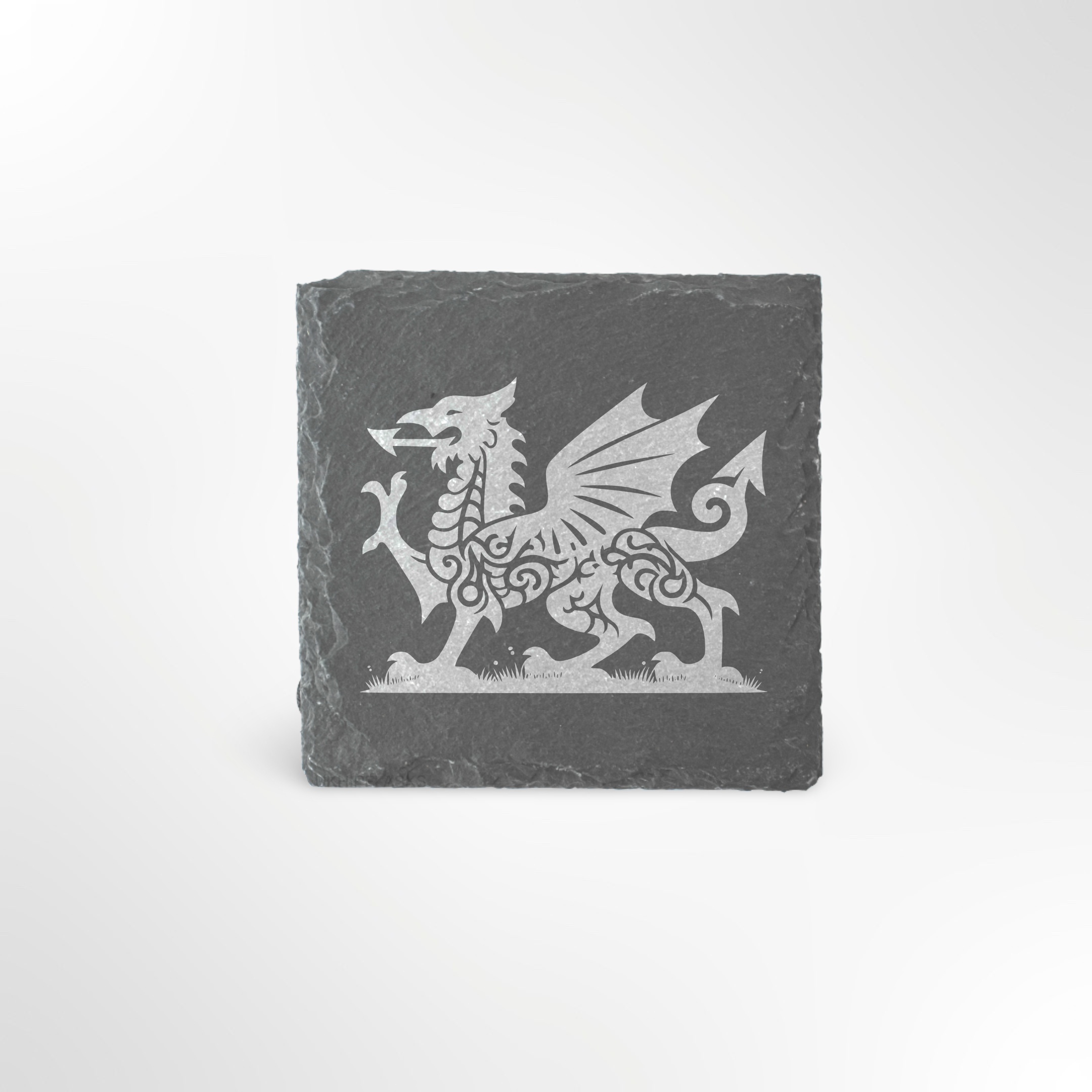 Welsh Dragon Pattern Themed Slate Placemat