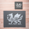Welsh Dragon Tree Themed Slate Placemat #2