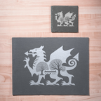 Welsh Dragon Tree Themed Slate Placemat #2