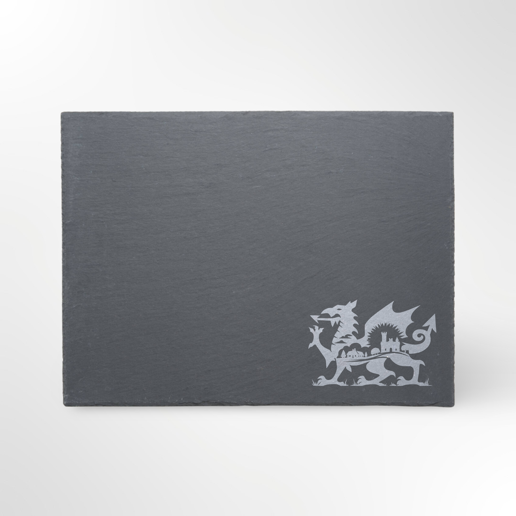 Welsh Dragon Village Themed Slate Placemat