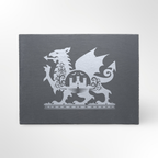Welsh Dragon Castle Themed Slate Placemat