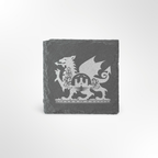 Welsh Dragon Castle Themed Slate Placemat
