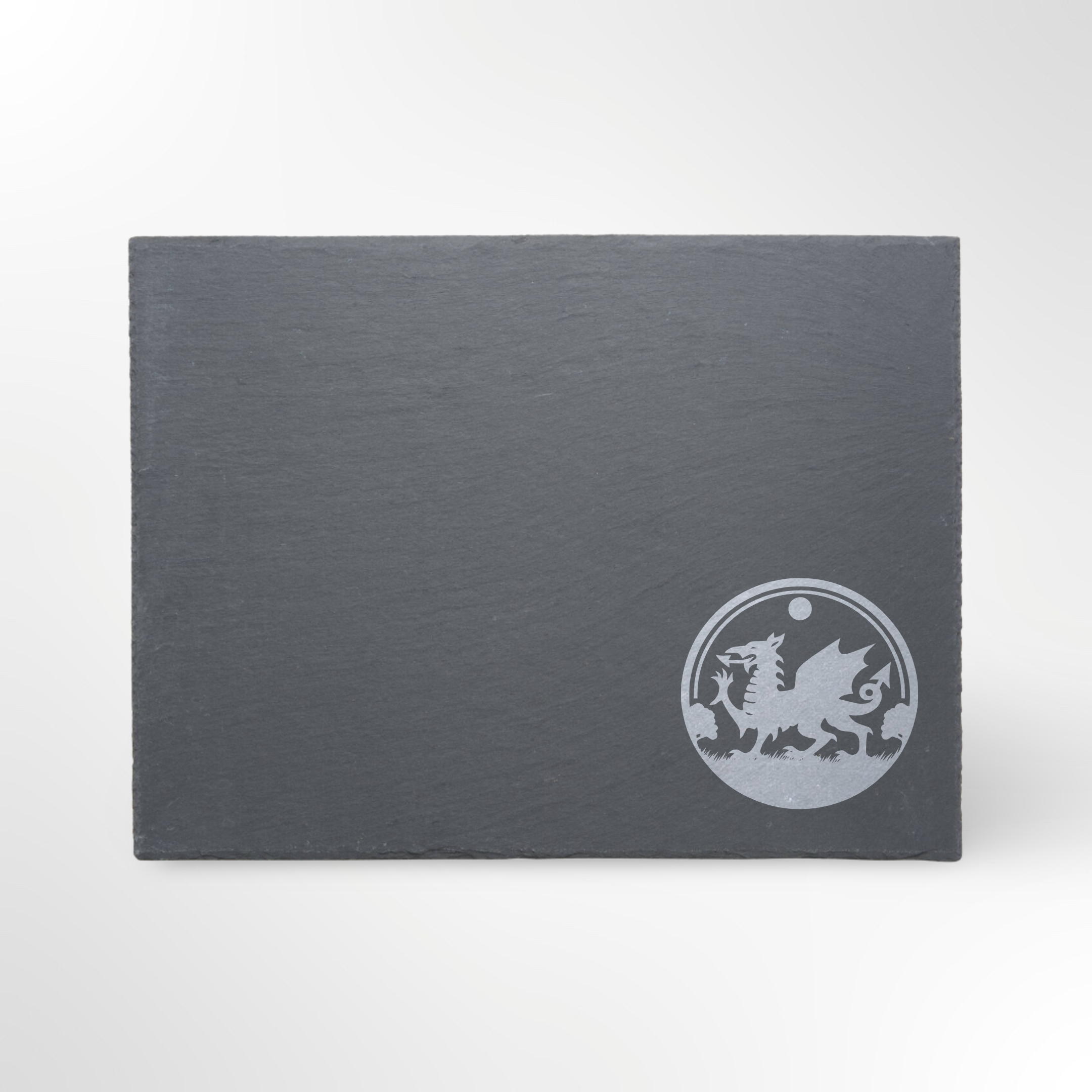 Welsh Dragon Circle Themed Slate Placemat