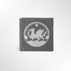 Welsh Dragon Circle Themed Slate Placemat