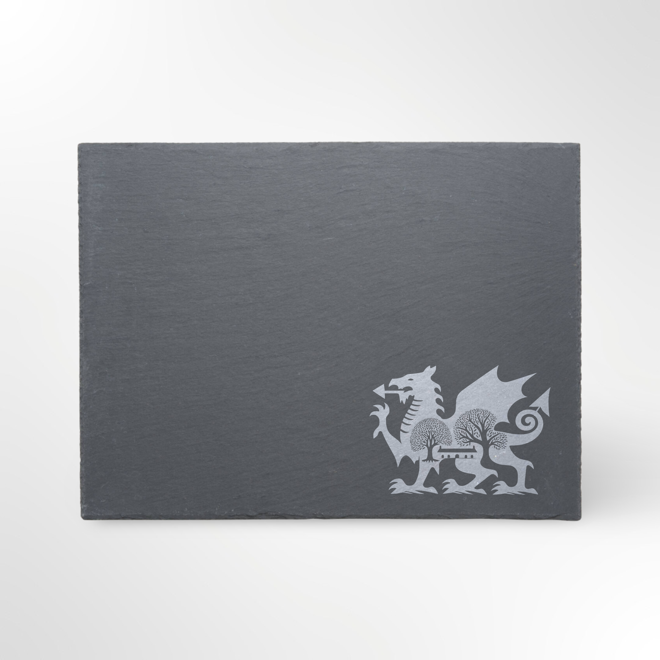 Welsh Dragon Tree Themed Slate Placemat #2