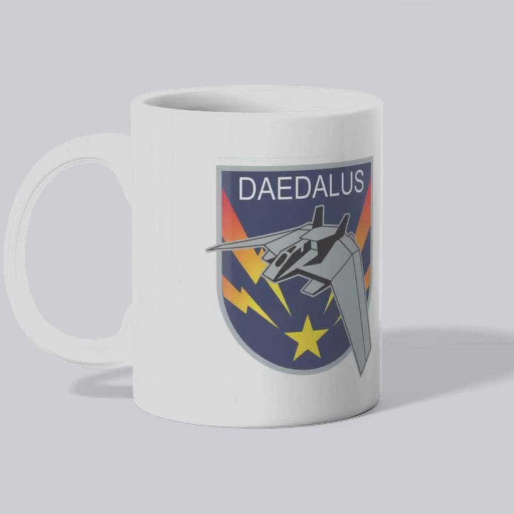 F-302 Daedalus Stargate Mug: Sci-Fi Themed Mug
